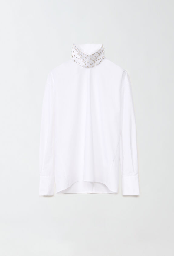 Fabiana Filippi Chemise en popeline, blanc optique BLANC CAD224F267L0630000