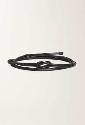 Fabiana Filippi Nappa leather belt, black WHITE AADC02A034L4250000
