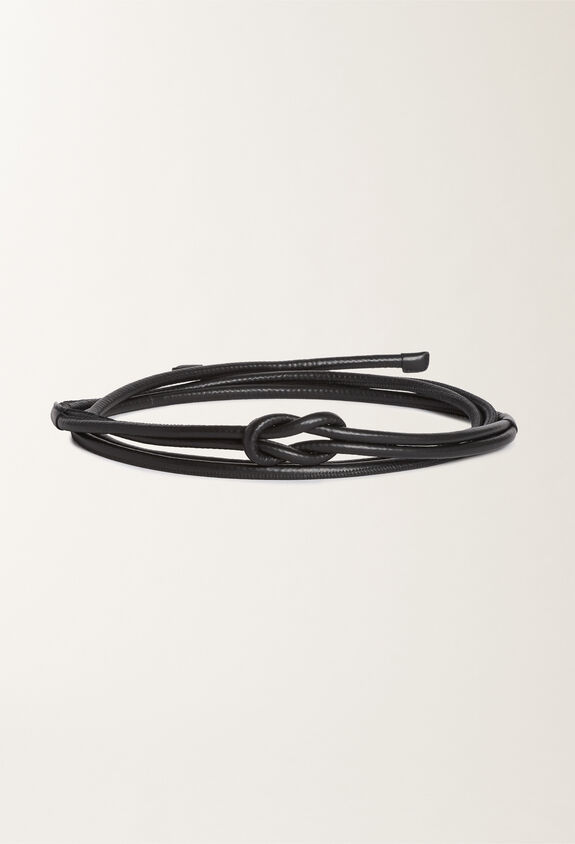 Fabiana Filippi Nappa leather belt, black SAND AADC02A034L4250000