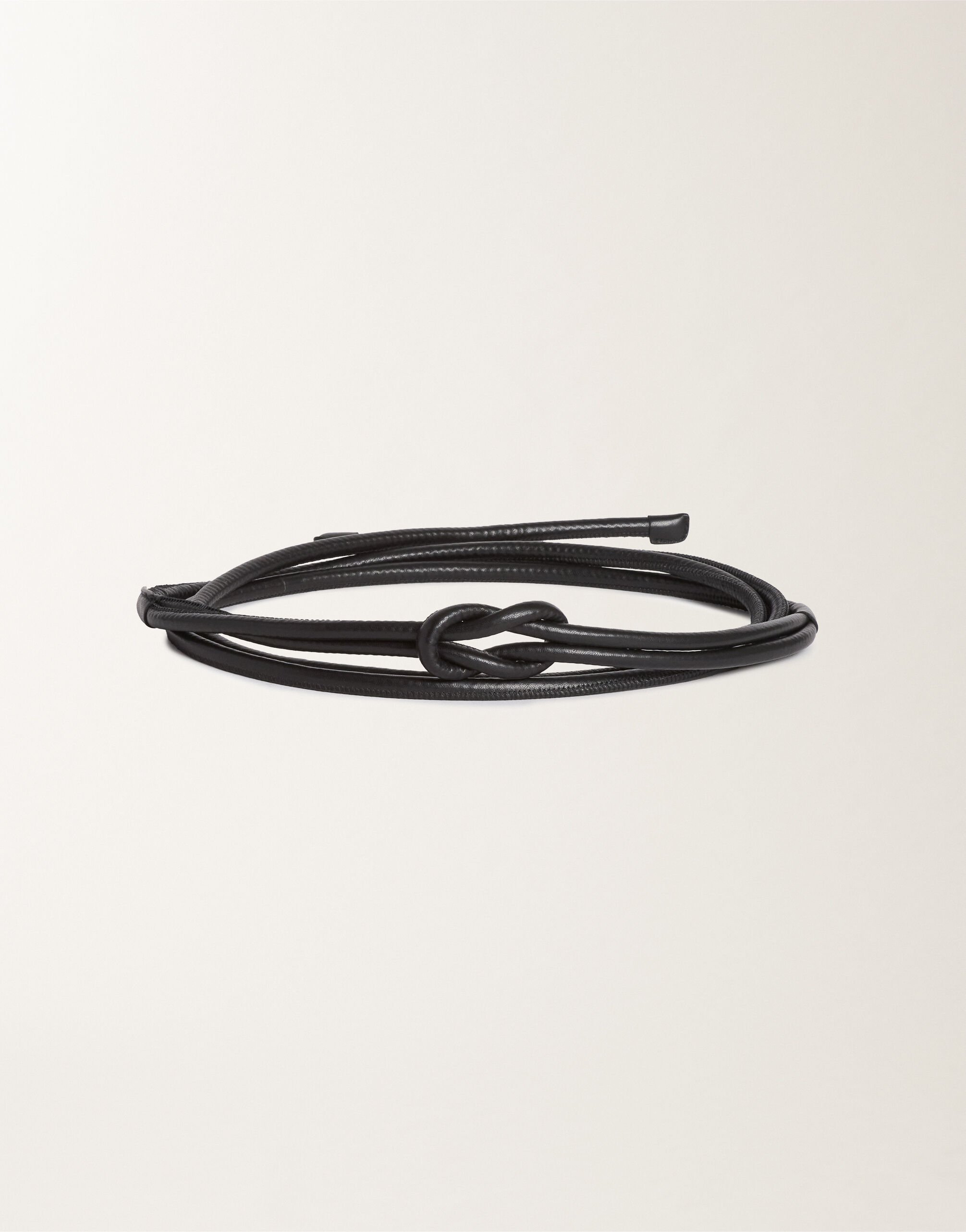 Fabiana Filippi Nappa leather belt, black SAND AADC02A034L4250000