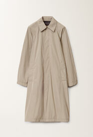Fabiana Filippi Trenchcoat aus Micro-Faille, schlammbraun VANILLE CTD275F272L3370000