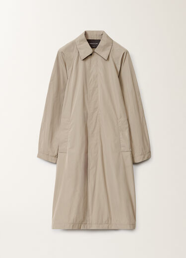 Fabiana Filippi Trenchcoat aus Micro-Faille, schlammbraun VANILLE CTD275F272L3370000