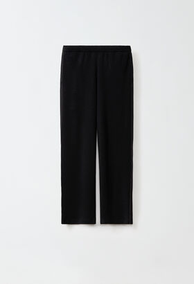 Fabiana Filippi Wool jersey jogging trousers, black GREY MAD224F015SK160000