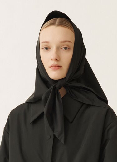 Fabiana Filippi Giacca coach in taffetà tecnico, nero NERO CTD265F247L1930000