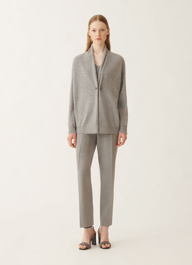Fabiana Filippi Cardigan en Platinum, roche GRIS MAD215F059L5170000