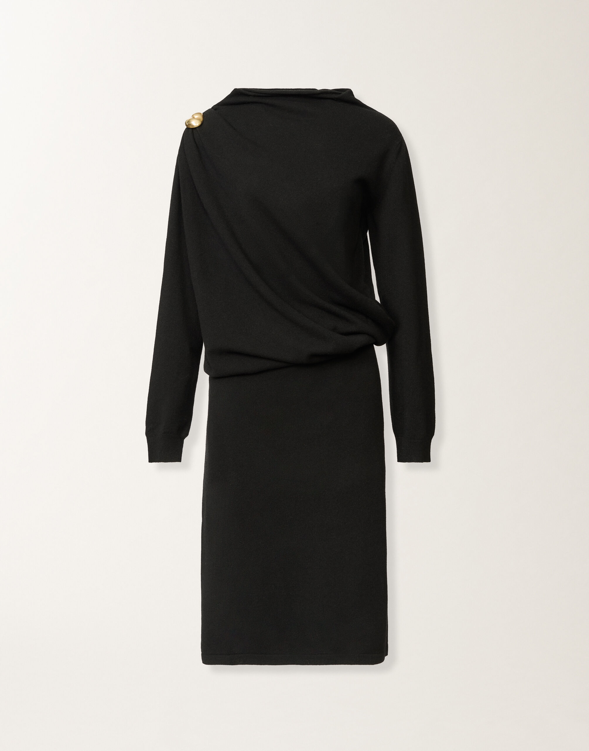 Fabiana Filippi Dress in Platinum, black Black ABD225F618N1280000