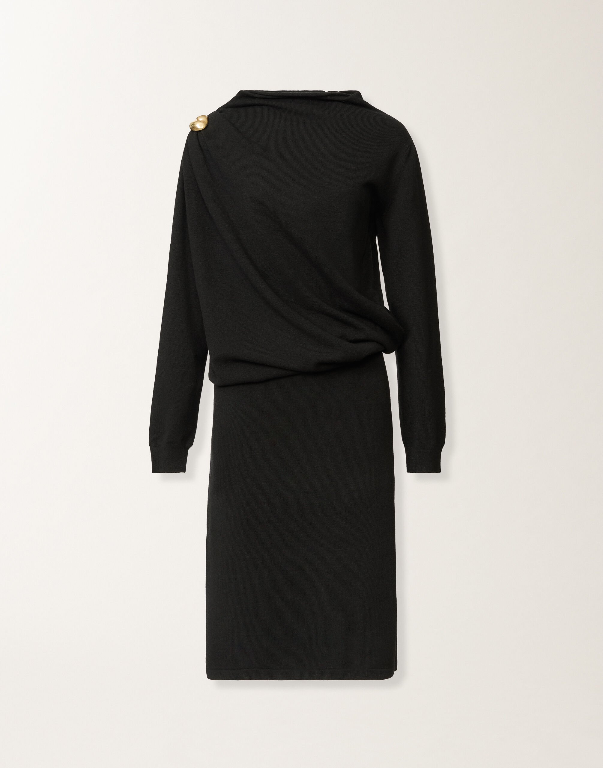 Fabiana Filippi Dress in Platinum, black Black ABD225F618N1280000
