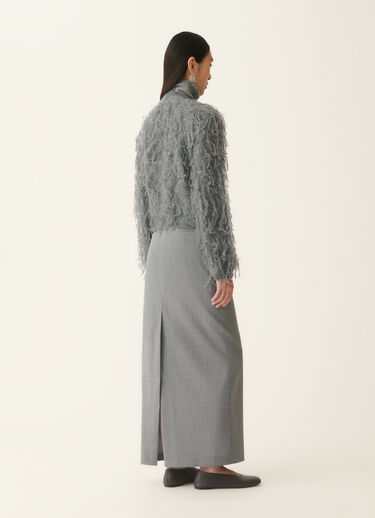 Fabiana Filippi Mohair cardigan, charcoal Charcoal MAD226F465D9360000