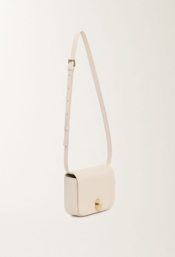 Fabiana Filippi Eclissi calfskin mini messenger bag, butter BUTTER BGD265A860L2140000