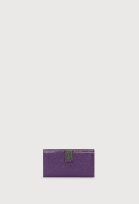 Fabiana Filippi Leather maxi wallet, purple AAD213A848H9740000
