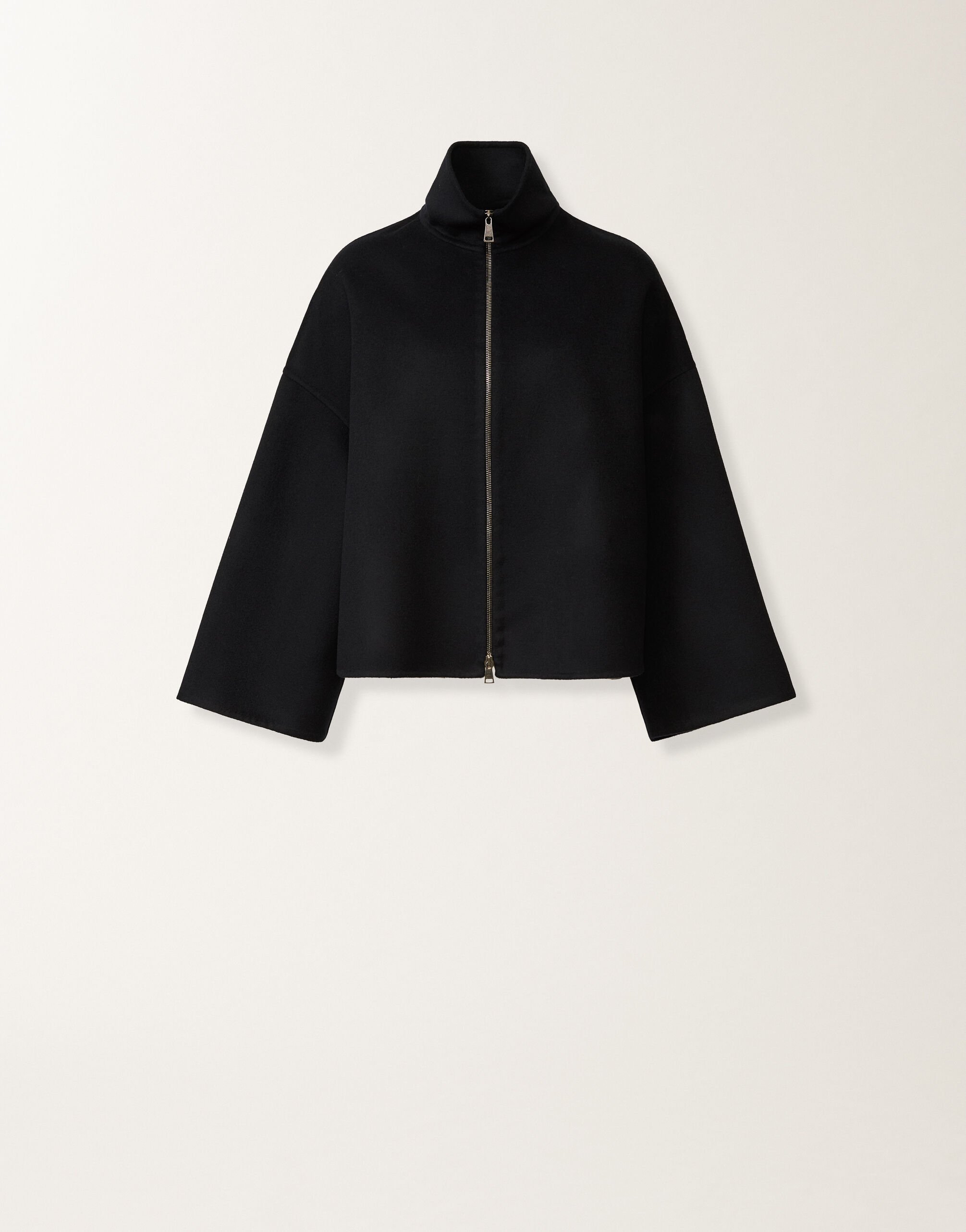 Fabiana Filippi Boxy wool double coat, midnight blue Blue CTD266F420L7360000