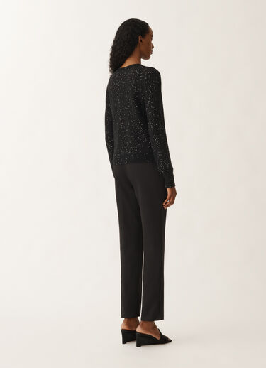 Fabiana Filippi Mohair micro cardigan, black BLACK MAD265F086D8170000