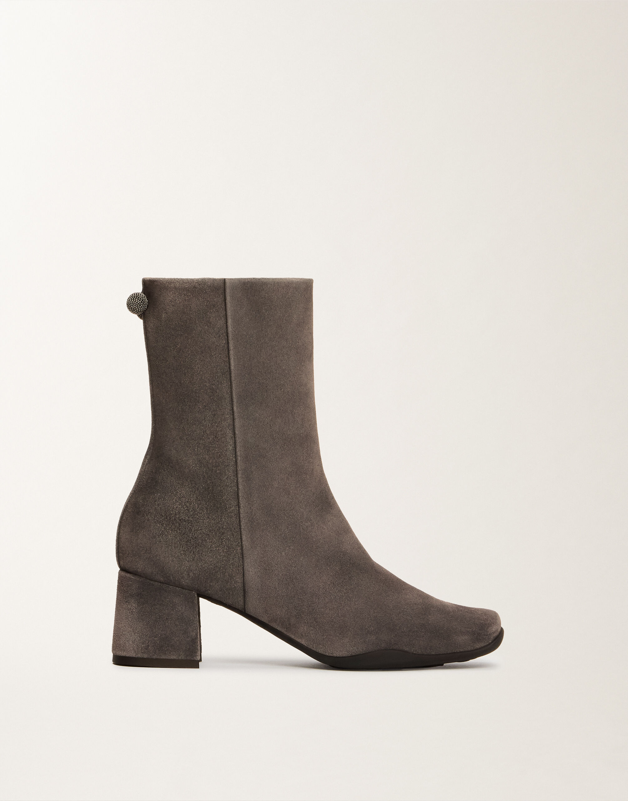 Fabiana Filippi Ankle boots in suede, smoke Grey ASD225A969L8290000