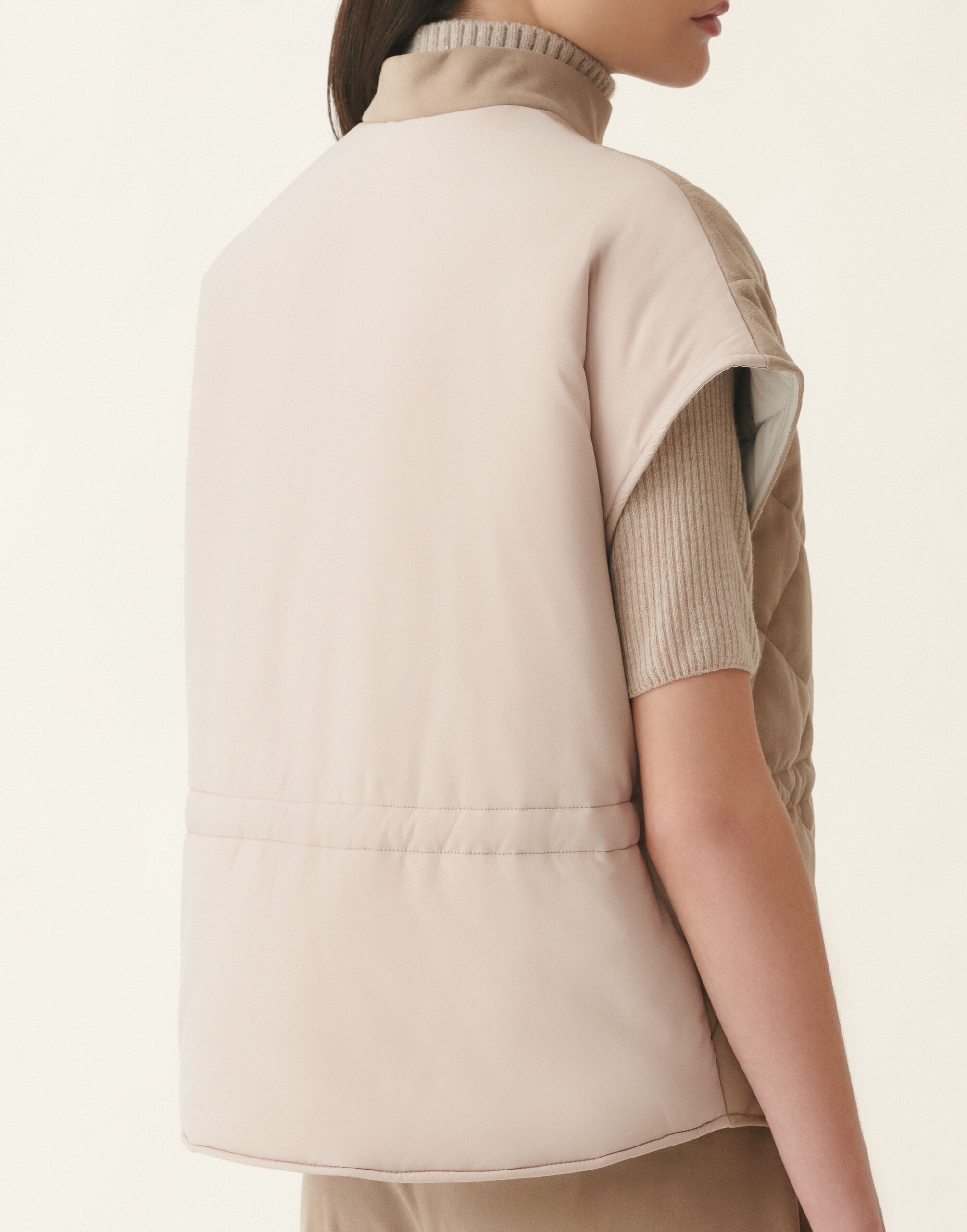 Fabiana Filippi Cape en daim avec matelassage, cachà Cachà PLD216F224M3520000