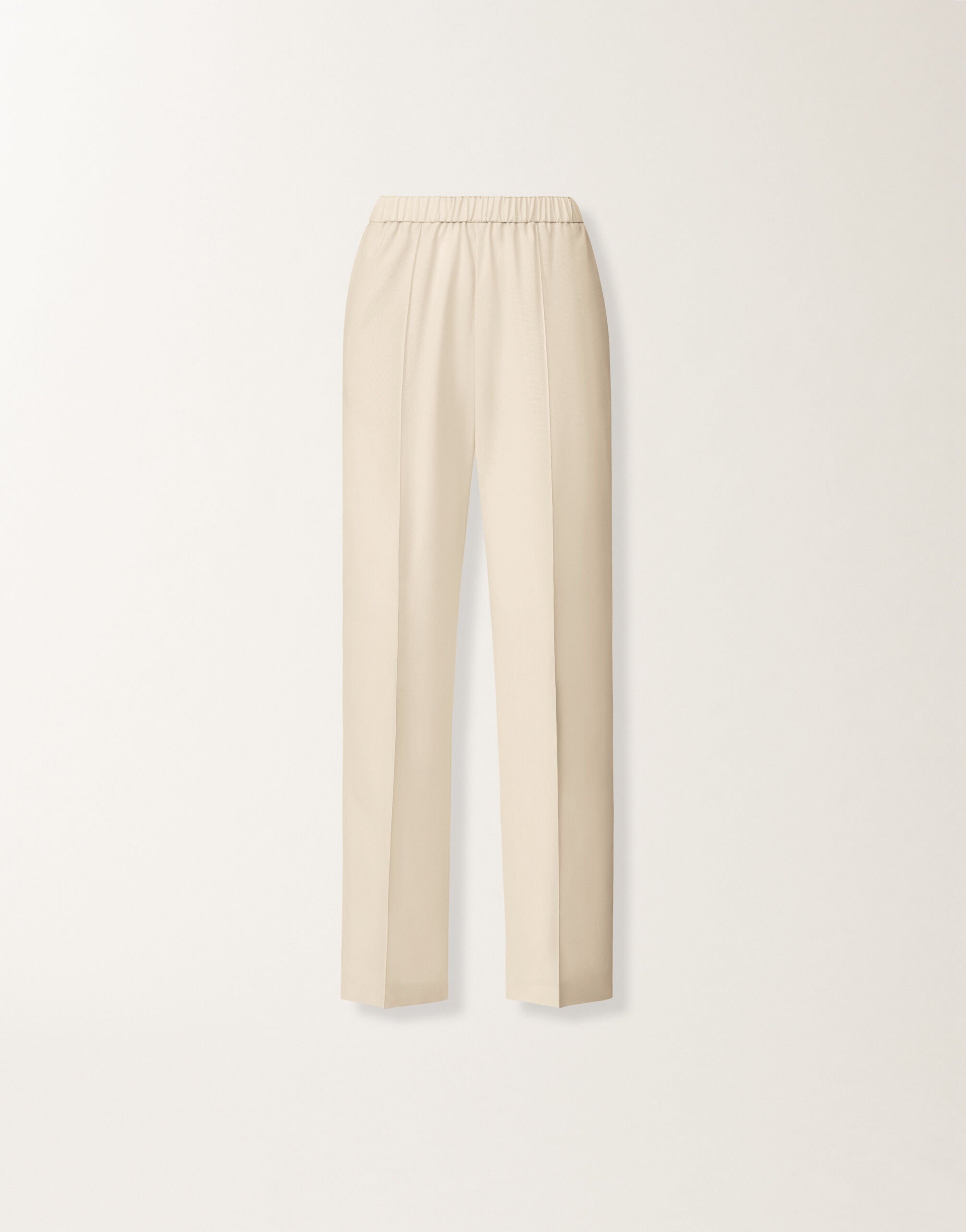 Fabiana Filippi Gubbio joggers in butter-colored cotton gabardine Butter PAD266F322L7840000
