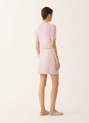 Fabiana Filippi Minigonna aus Scuba-Cashmere in Lilarosa Fliederrosa GND266F389L7480000
