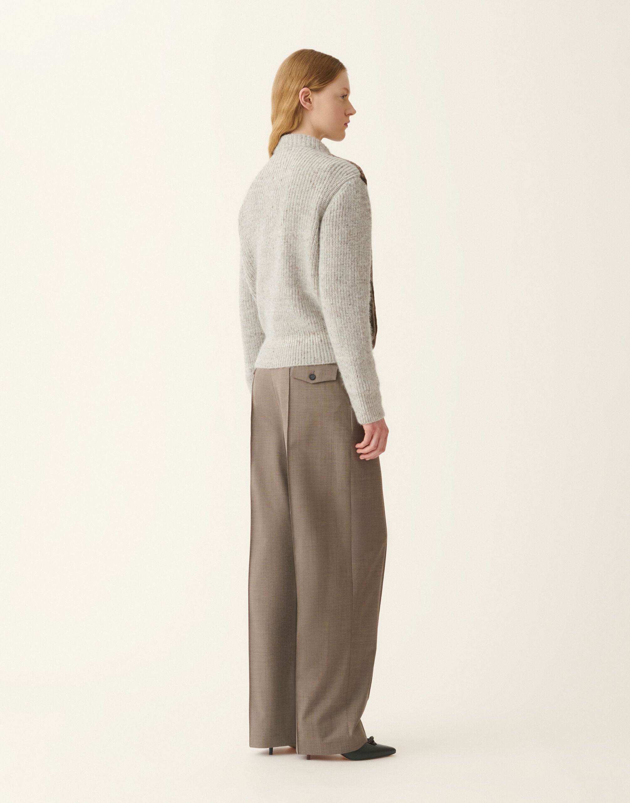 Fabiana Filippi Merino shearling bomber jacket, falcon Falcon PLD226F673M4960000