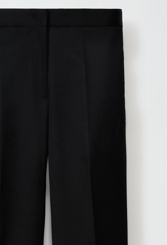 Fabiana Filippi Wool twill trousers, black BLACK PAD224F320SK070000