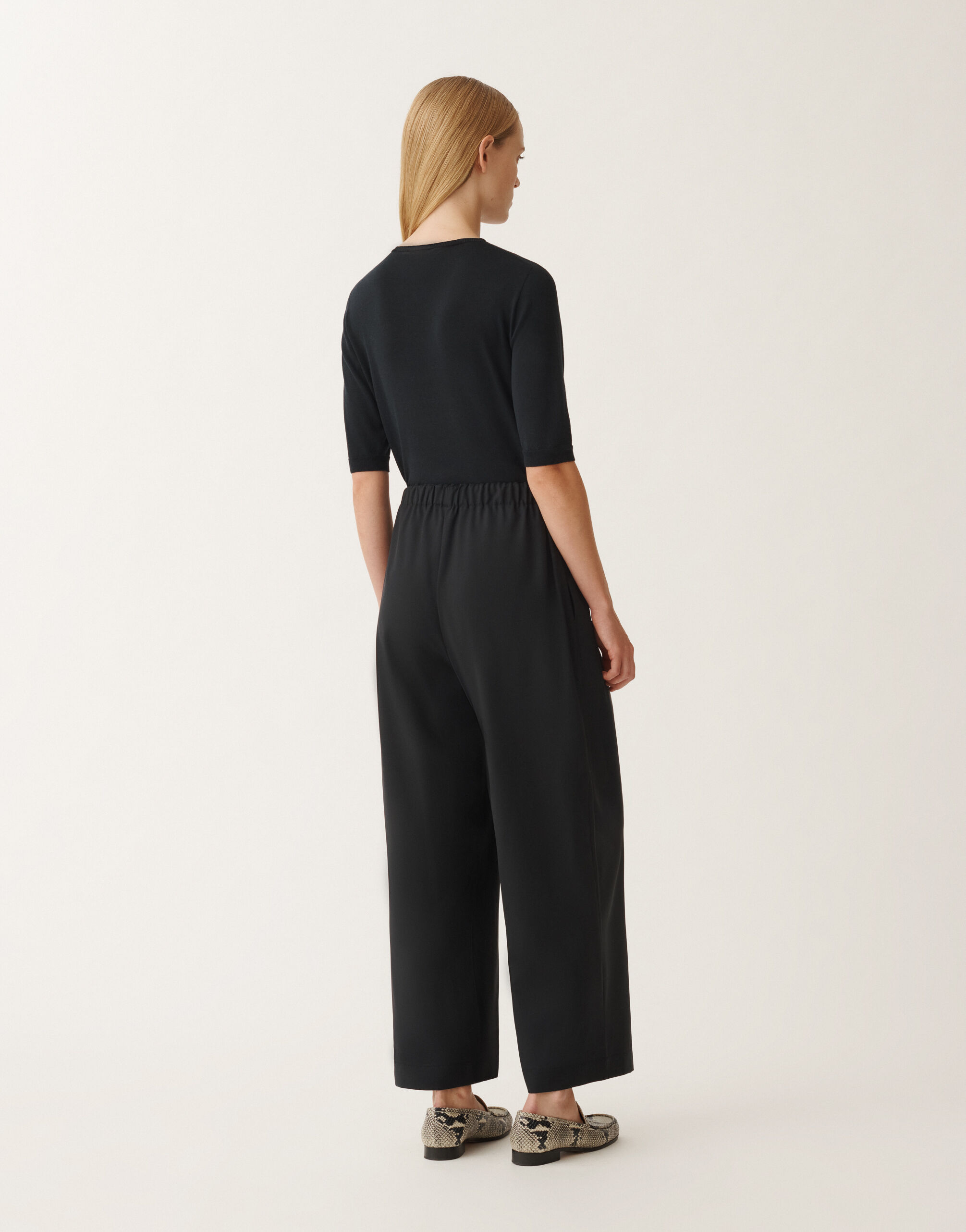 Fabiana Filippi Hose Trevi aus Cool Wool, nachtblau BLAU PAD265F310D6200000