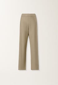 Cotton and linen pants with sequins, khaki Fabiana Filippi Cotton and linen pants with sequins, khaki KHAKI PAD266F351D2730000