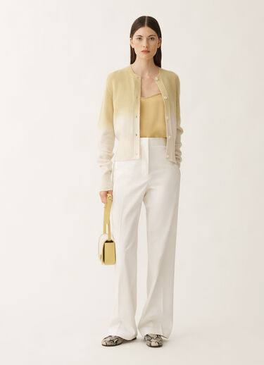Fabiana Filippi Deruta cotton gabardine trousers, white WHITE PAD265F320L1920000