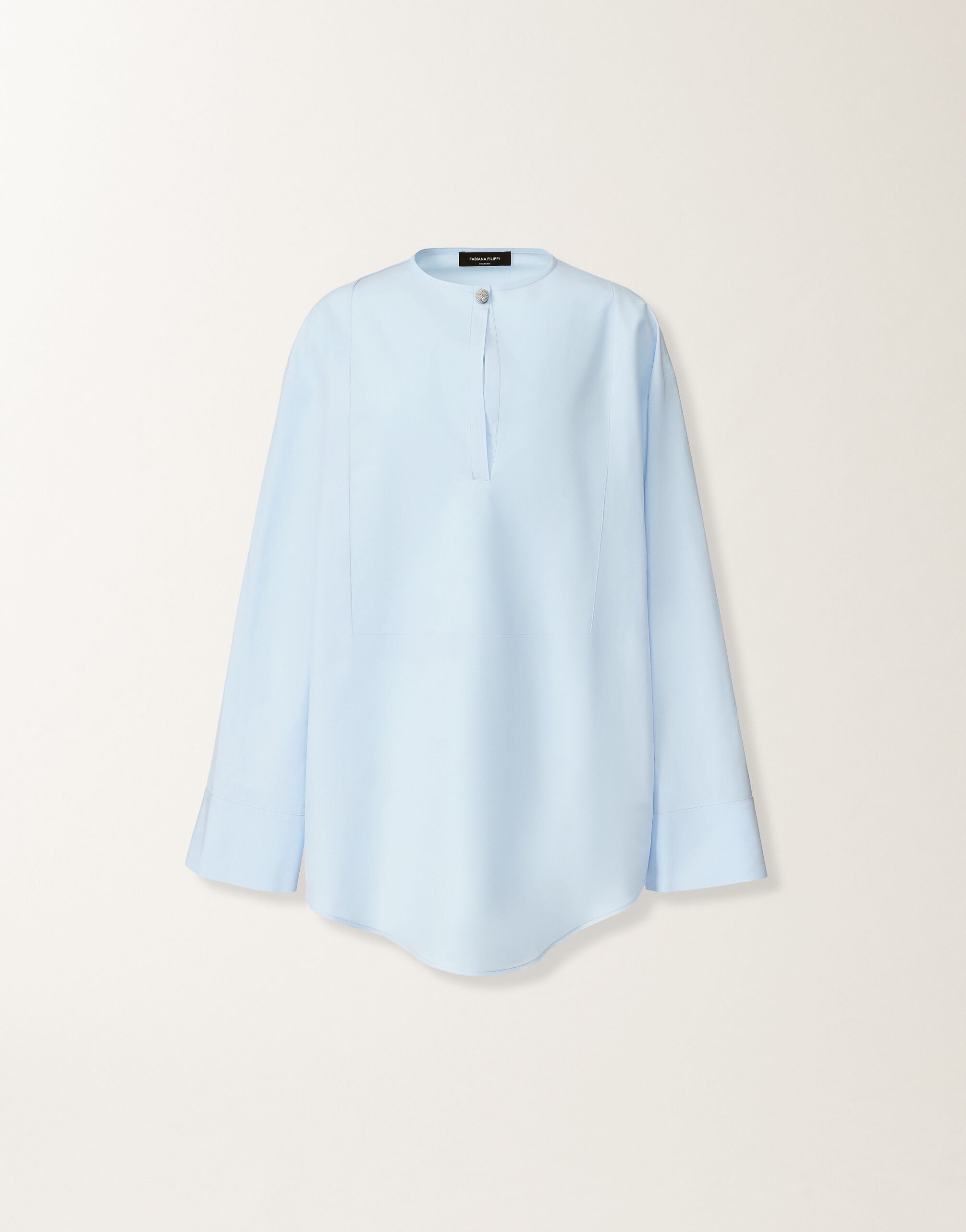 Fabiana Filippi Sky blue poplin shirt SKY BLUE CAD276F756M1290000