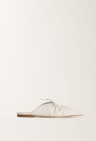 Fabiana Filippi Nappa leather pointed mules, butter BUTTER ASD275A133L2590000