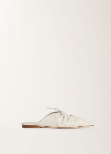 Fabiana Filippi Nappa leather pointed mules, butter BUTTER ASD275A133L2590000