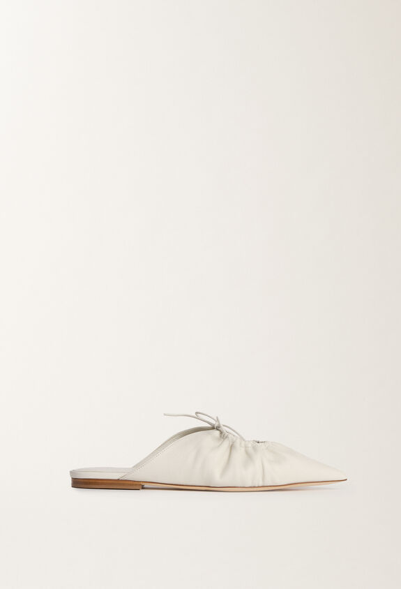 Fabiana Filippi Sabots pointus en cuir nappa, beurre BEURRE ASD275A133L2590000