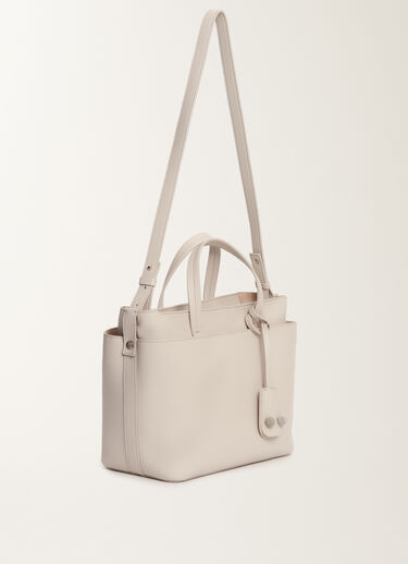 Fabiana Filippi Large grained leather handbag, marble GREY BGD215A850L8040000