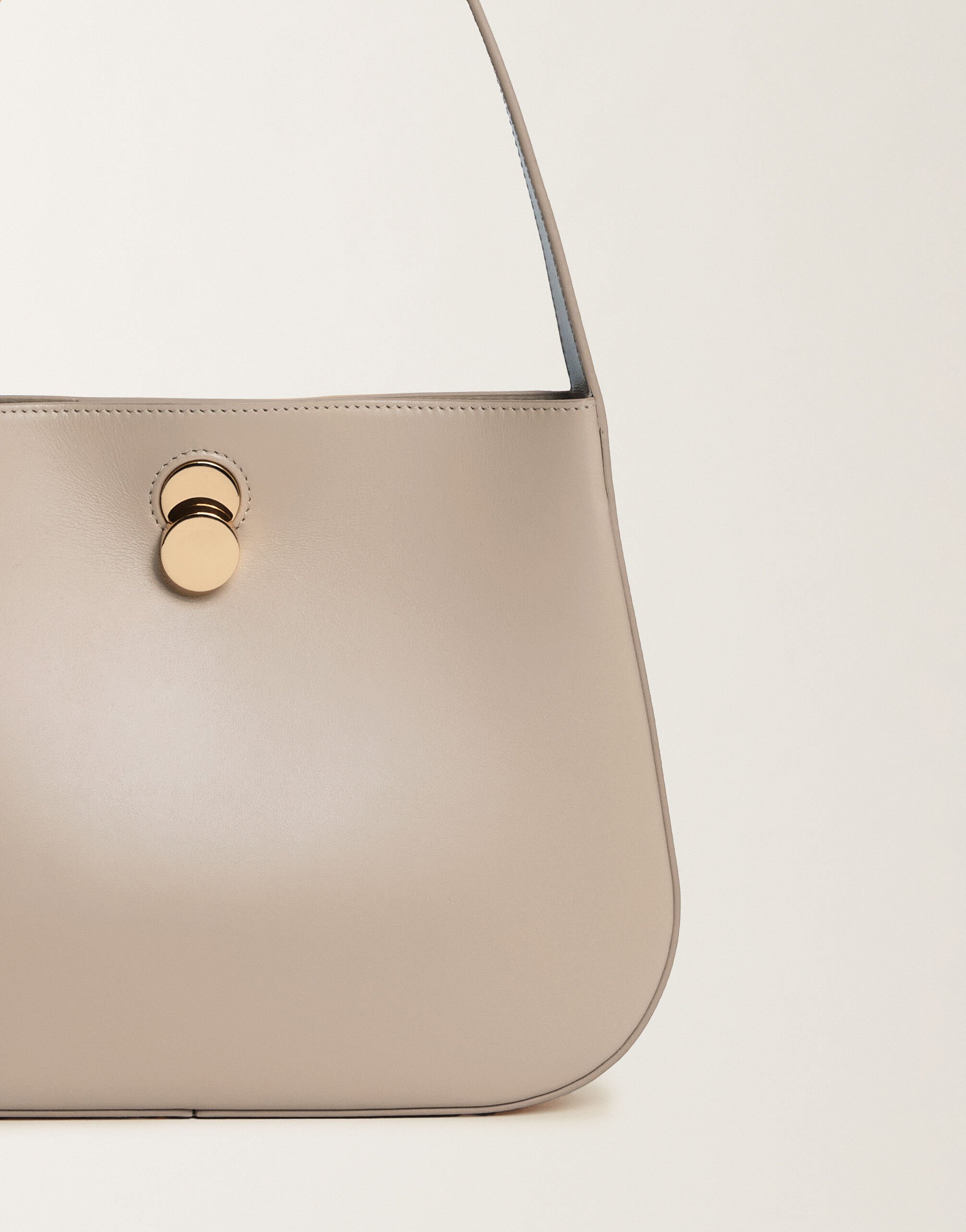 Fabiana Filippi Hobo Eclissi piccola in pelle di vitello, marmo GRIGIO BGD215A858L8030000