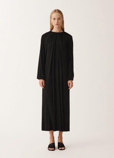 Fabiana Filippi Kleid aus Jersey in Viskose, schwarz SCHWARZ ABD265F189D8060000