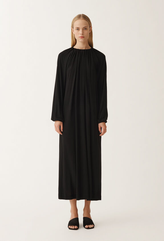 Fabiana Filippi Viscose jersey dress, black BLACK ABD265F189D8060000