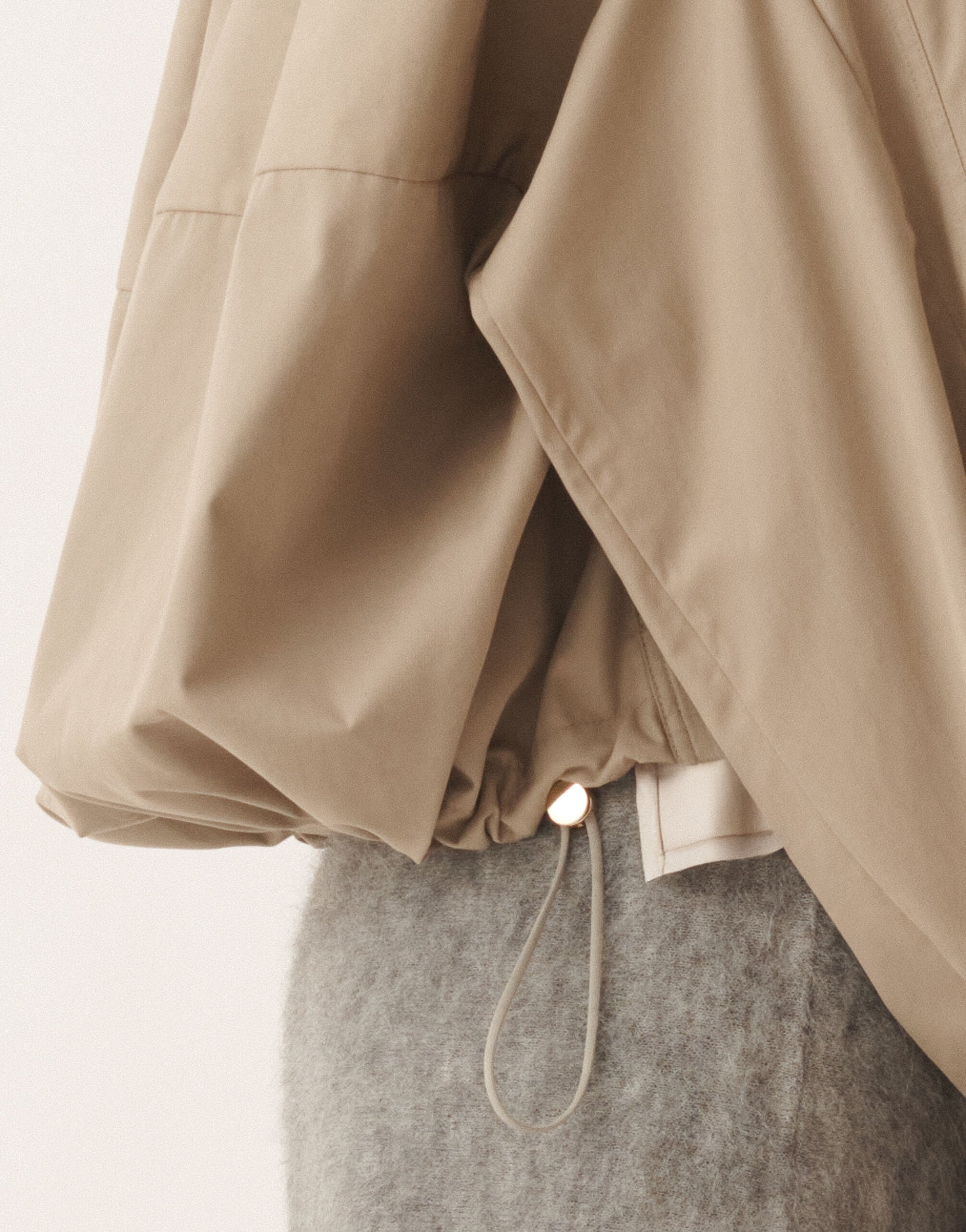 Fabiana Filippi Bomberjacke aus extrafeinem Twill, olivgrün Grün CTD215F225L5260000