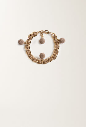 Fabiana Filippi Diamond wire bracelet, camel GOLD BXD215A845L8440000