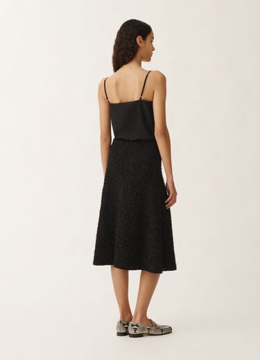 Fabiana Filippi Tweed-effect mini skirt, black BLACK GND265F395L167M531
