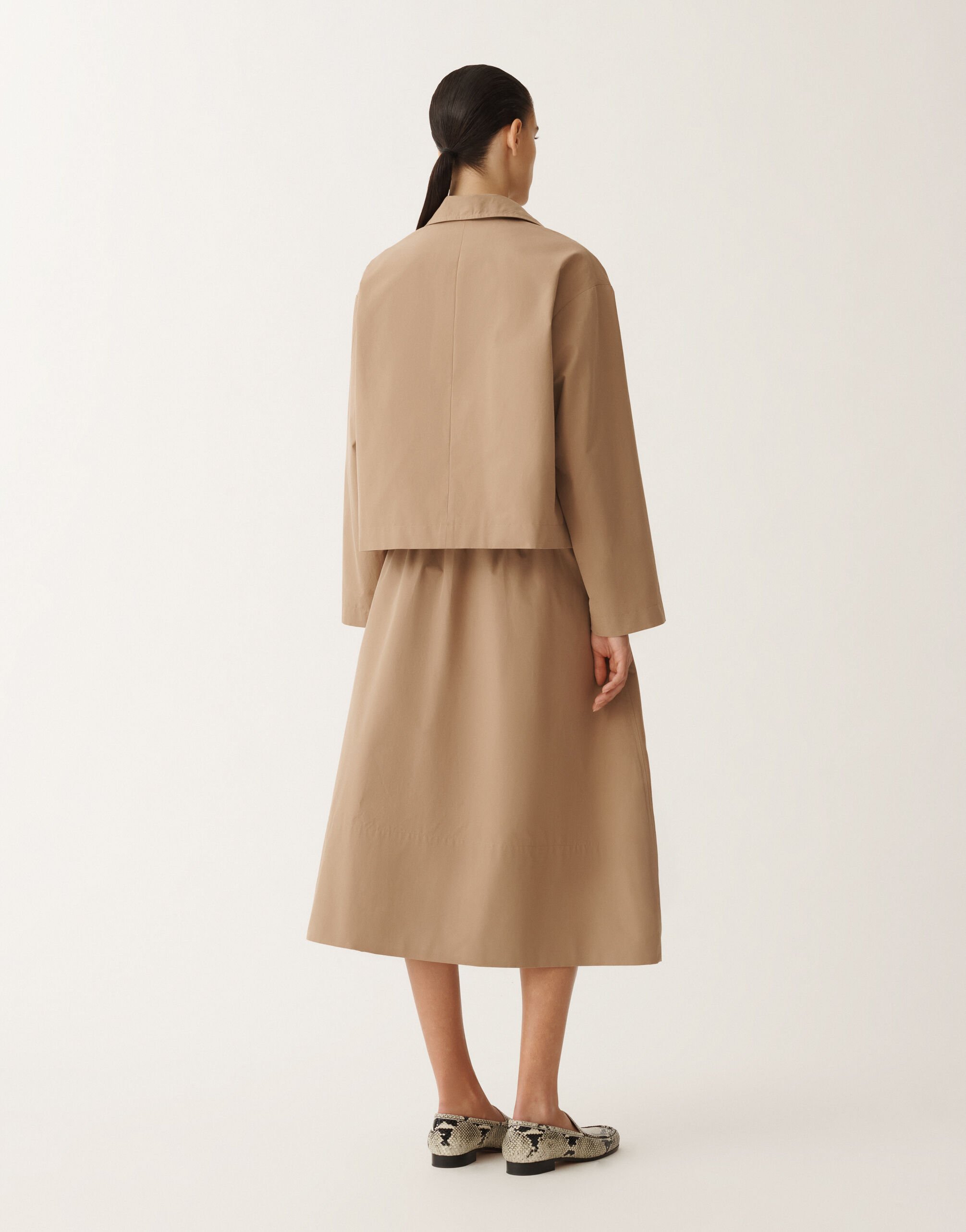 Fabiana Filippi Giacca trench, ghianda MARRONE CTD265F225D8050000