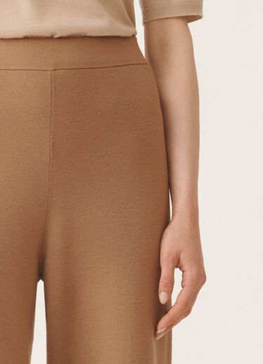 Fabiana Filippi Hose aus Merinowolle, weidenfarben Braun PAD215F335D4620000