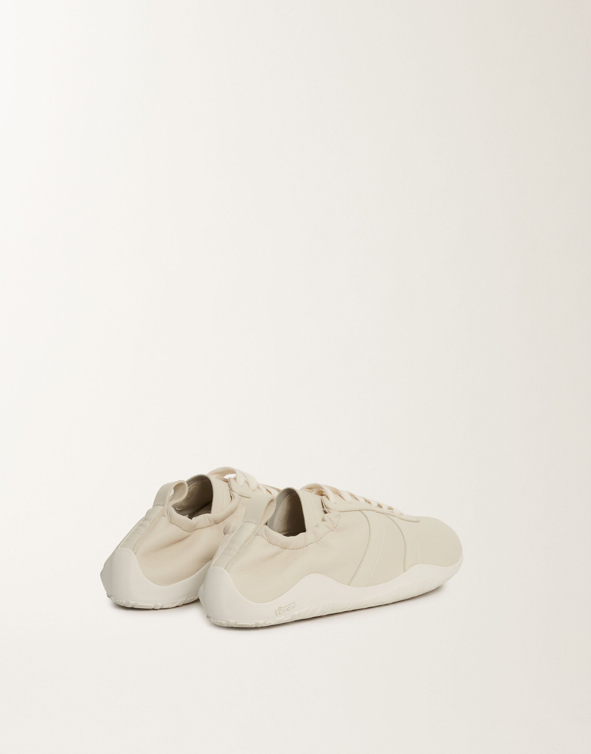 Fabiana Filippi Vintage-Sneakers aus Nappaleder, buttergelb Weiß ASD215A825L8160000