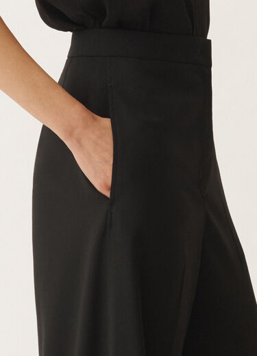 Fabiana Filippi Hose Spoleto aus Cool Wool, schwarz SCHWARZ PAD265F307D6200000