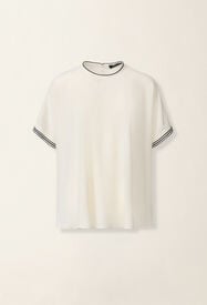 Fabiana Filippi Top en crêpe de chine, beurre Beurre TPD216F729M3570000