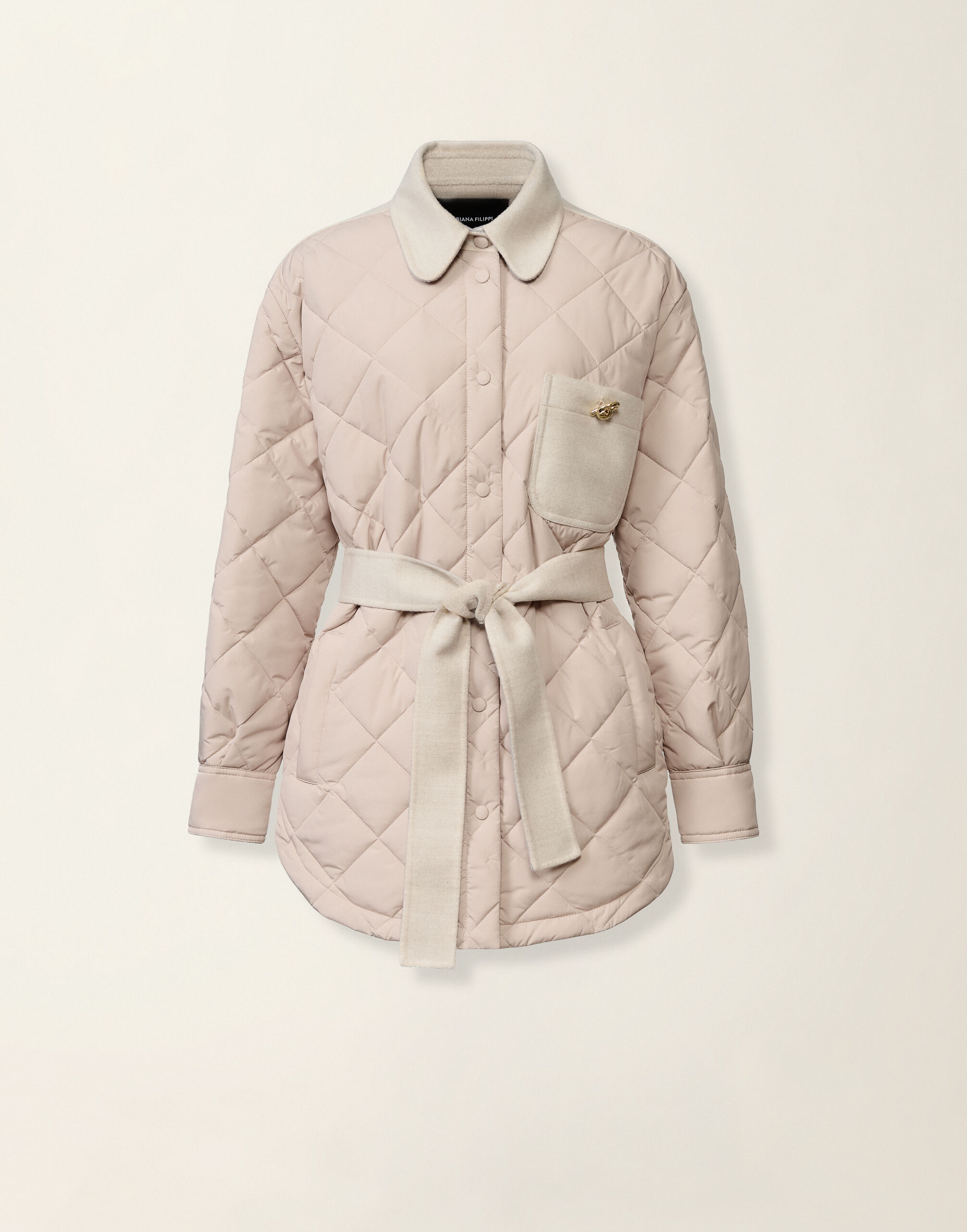 Veste chemise en nylon matelassé, cachà Fabiana Filippi Veste chemise en nylon matelassé, cachà Cachà CTD216F188M3160000