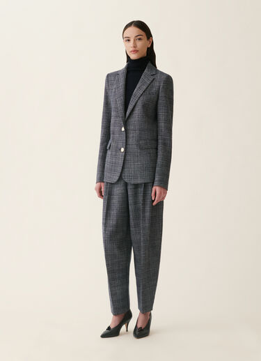 Blazer en mouliné, bleu nuit Fabiana Filippi Blazer en mouliné, bleu nuit Bleu nuit GCD216F168D9830000