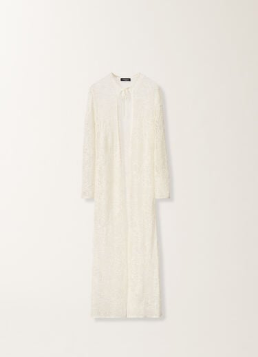 Long cardigan en micro-paillettes, mastic Fabiana Filippi Long cardigan en micro-paillettes, mastic MASTIC MAD276F507D8640000