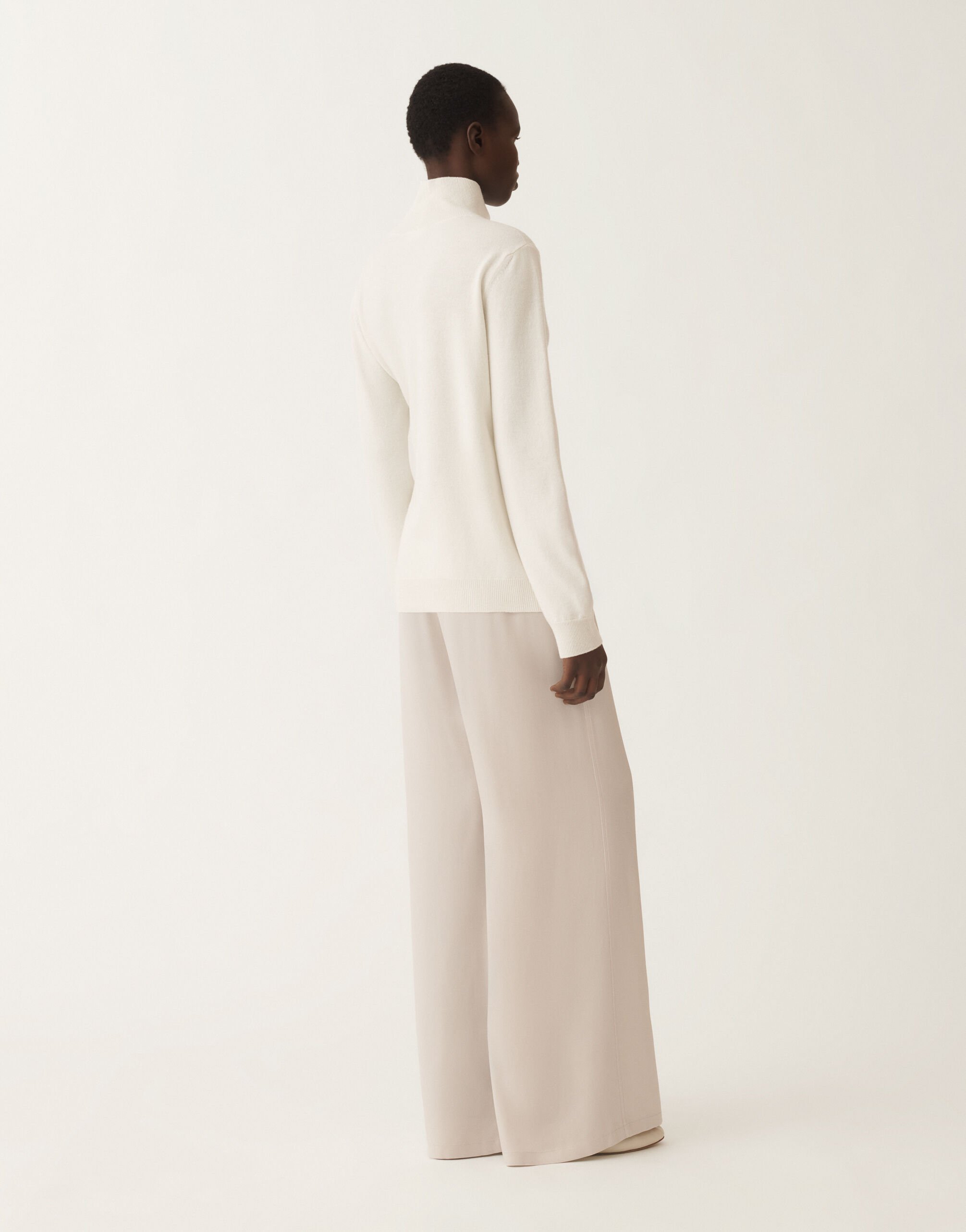 Fabiana Filippi Maglia in Platinum, rafia BIANCO MAD215F058L5170000
