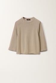 Fabiana Filippi Cape aus Bio-Baumwolle, schlammbraun VANILLE MAD275F481L2470000