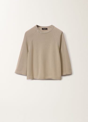Fabiana Filippi Cape en coton biologique, argile ARGILE MAD275F481L2470000