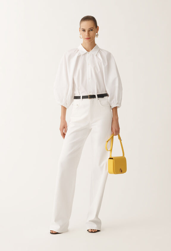 Fabiana Filippi Poplin shirt, optical white WHITE CAD275F756D6500000