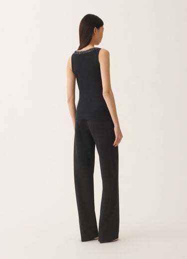 Fabiana Filippi Jersey tank top, midnight blue Blue JED266F602L9180000