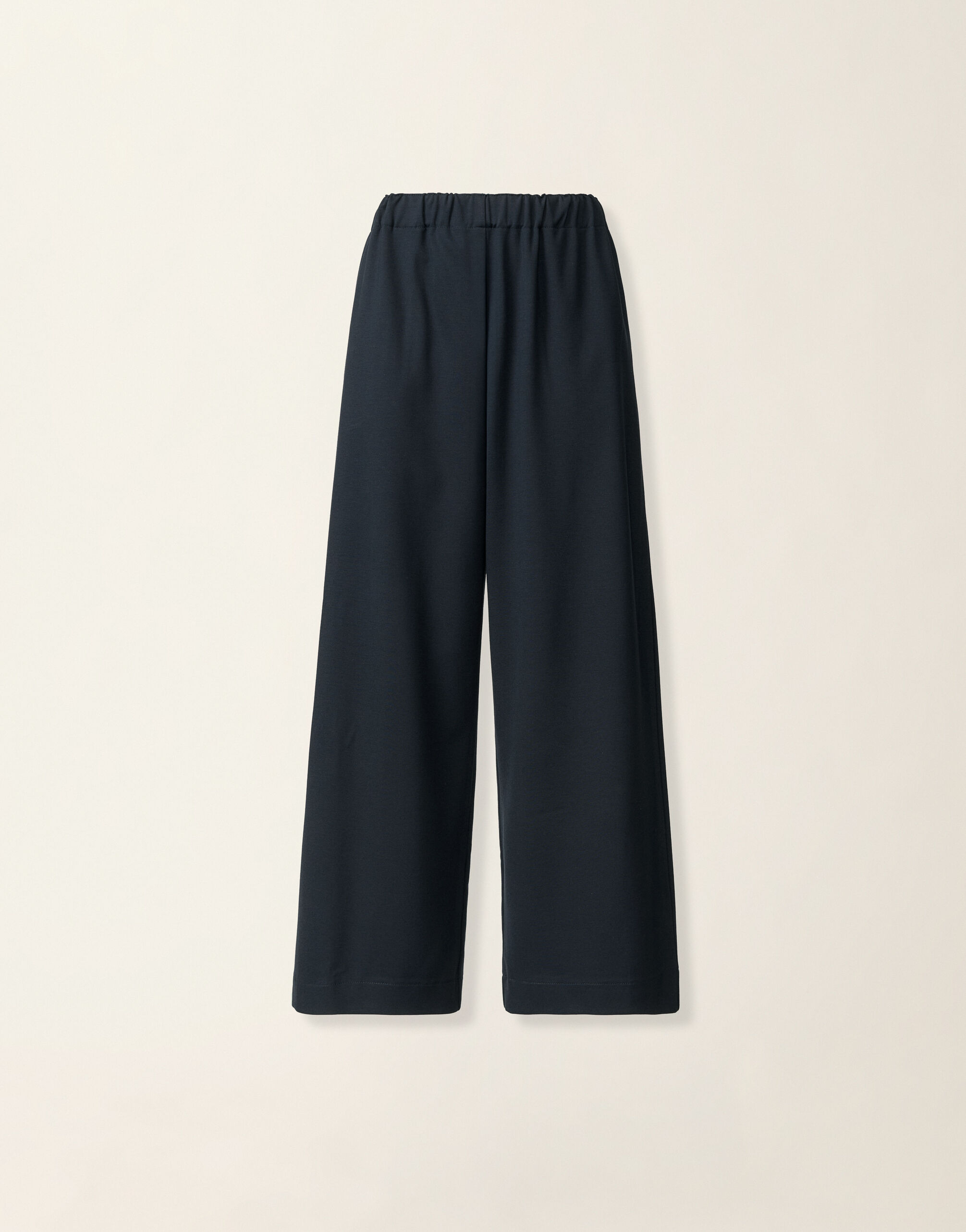 Trevi trousers in Milano stitch jersey, midnight blue Fabiana Filippi Trevi trousers in Milano stitch jersey, midnight blue Midnight blue PAD216F310M3100000